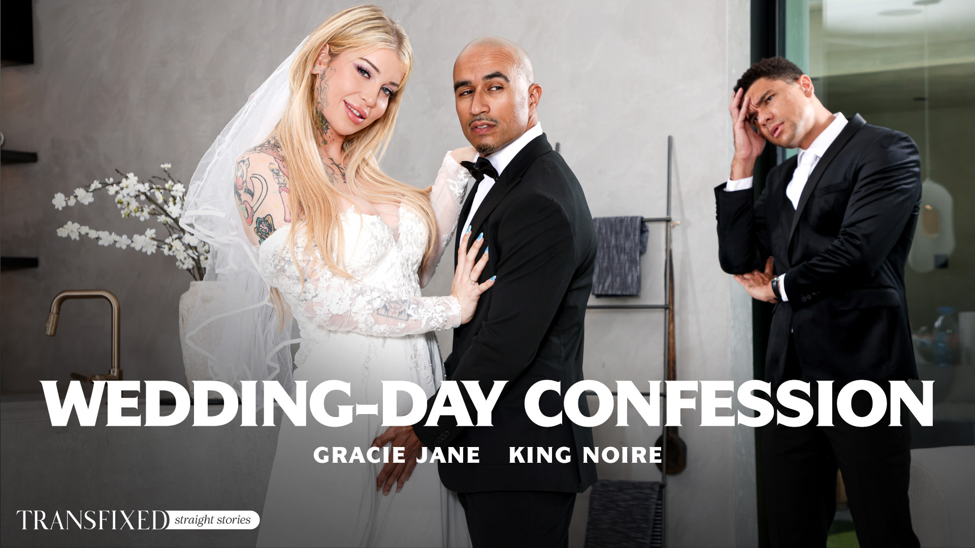 Wedding-Day Confession, Scene #01 in Transfixed series with Gracie Jane, King Noire by Adult Time
