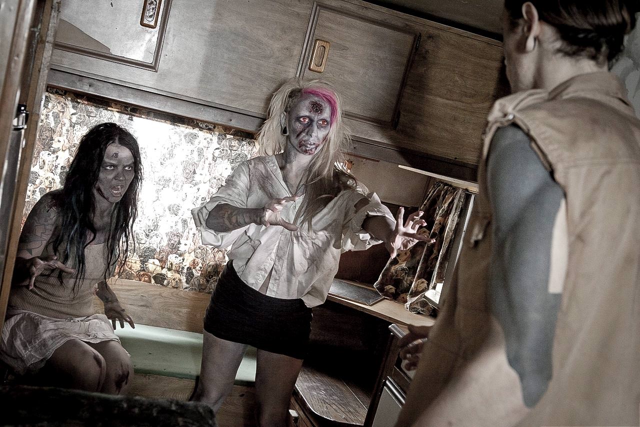 Jessie Lee, Owen Gray, Brittany Lynn in Tattoo Parody: A Walking Dead Crossbow Encounter