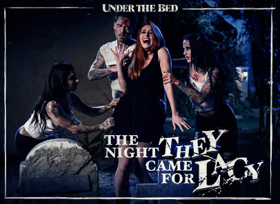 The Night They Came For Lacy, Scene #01 with Katrina Jade, Joanna Angel, Lacy Lennon, Small Hands in Puretaboo by Adult Time